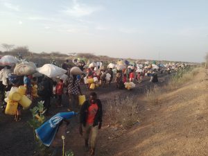 Refugees of Kakuma Karubei Reception center 2024