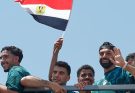 President el-Sissi honors Egypt soccer team a day after their return from the World Cup